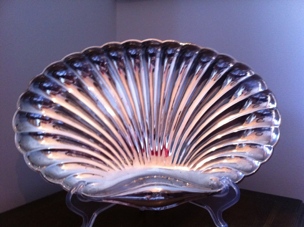 art deco silver plated dish