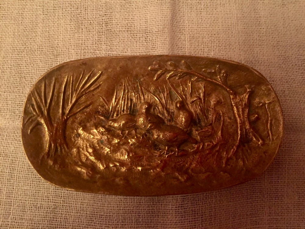 19th century vide poche bronze