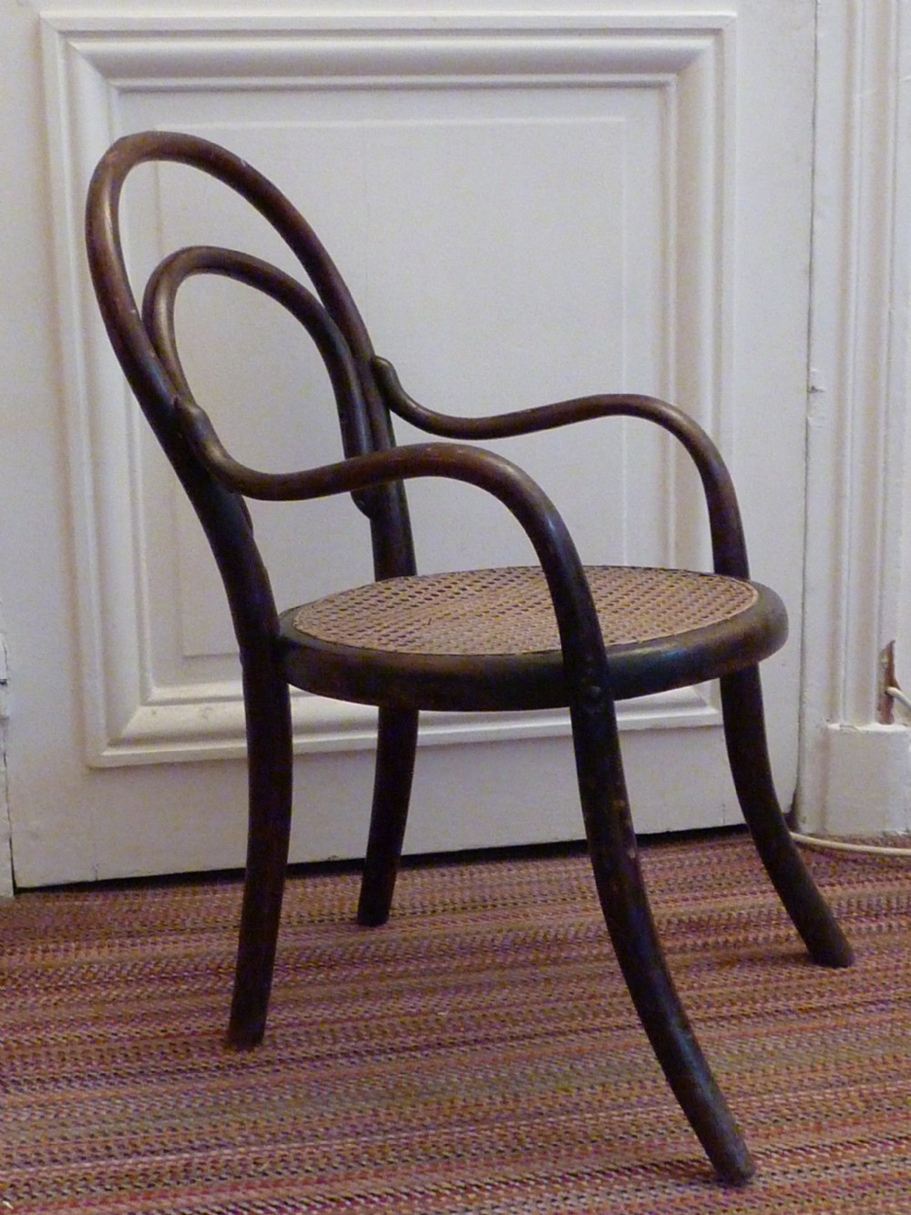 traditional child bentwood chair mahogany