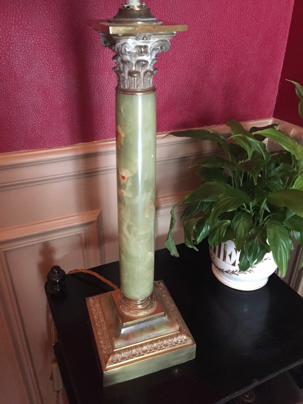 corinthian column floor lamp